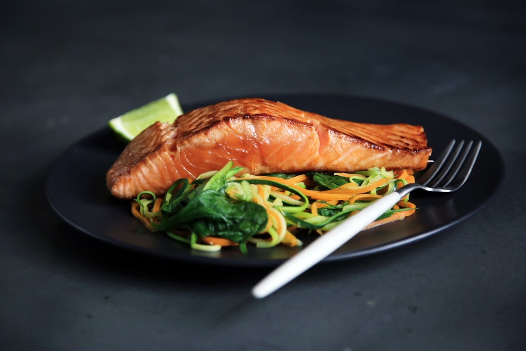 Photo Grilled salmon